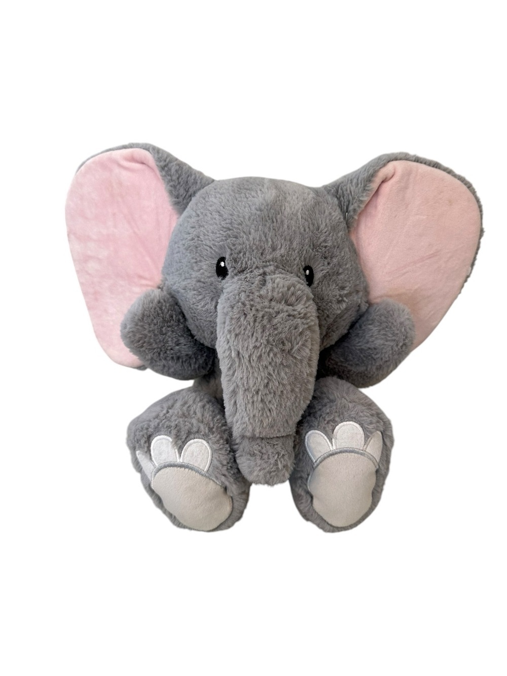 Gund Plush Elephant Stuffed Animal Gray Floppy Ears Rare
